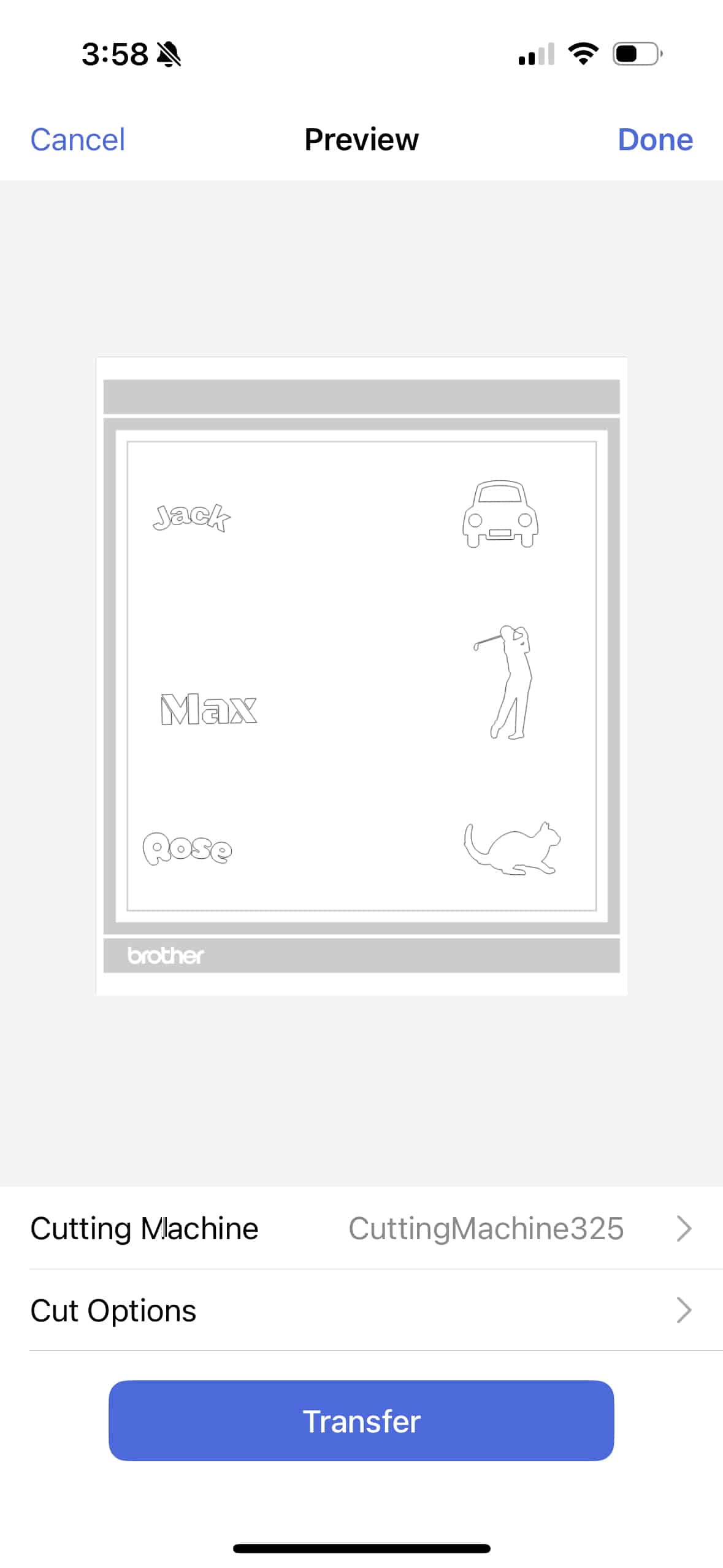 use layout feature to make cutting easier