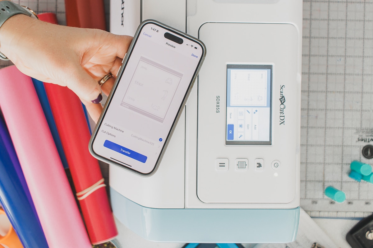 transfer to machines