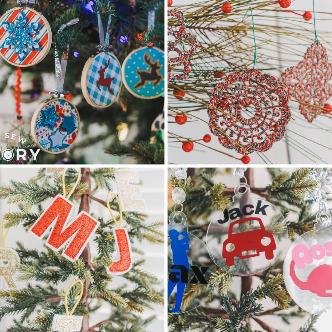how to make Christmas ornaments using the Brother Artspira App