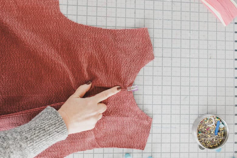 add back center pleat