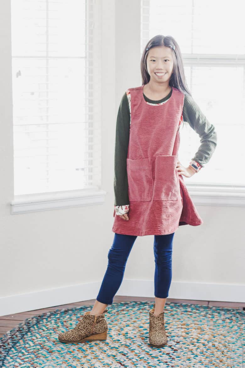 sew a jumper size 12m - 16 y