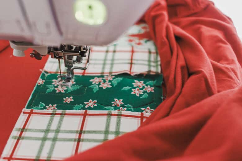 stitch outline of letters again