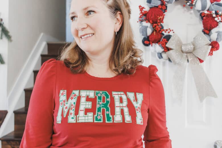 Christmas shirt with Merry