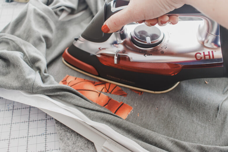 fuse fabric to shirt