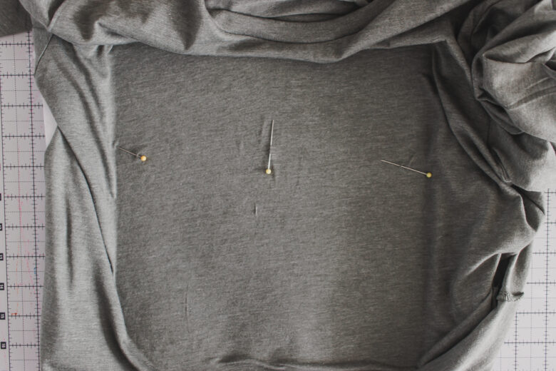 smooth fabric in hoop