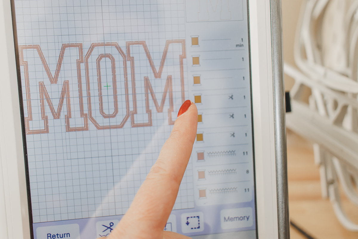 sorted applique design