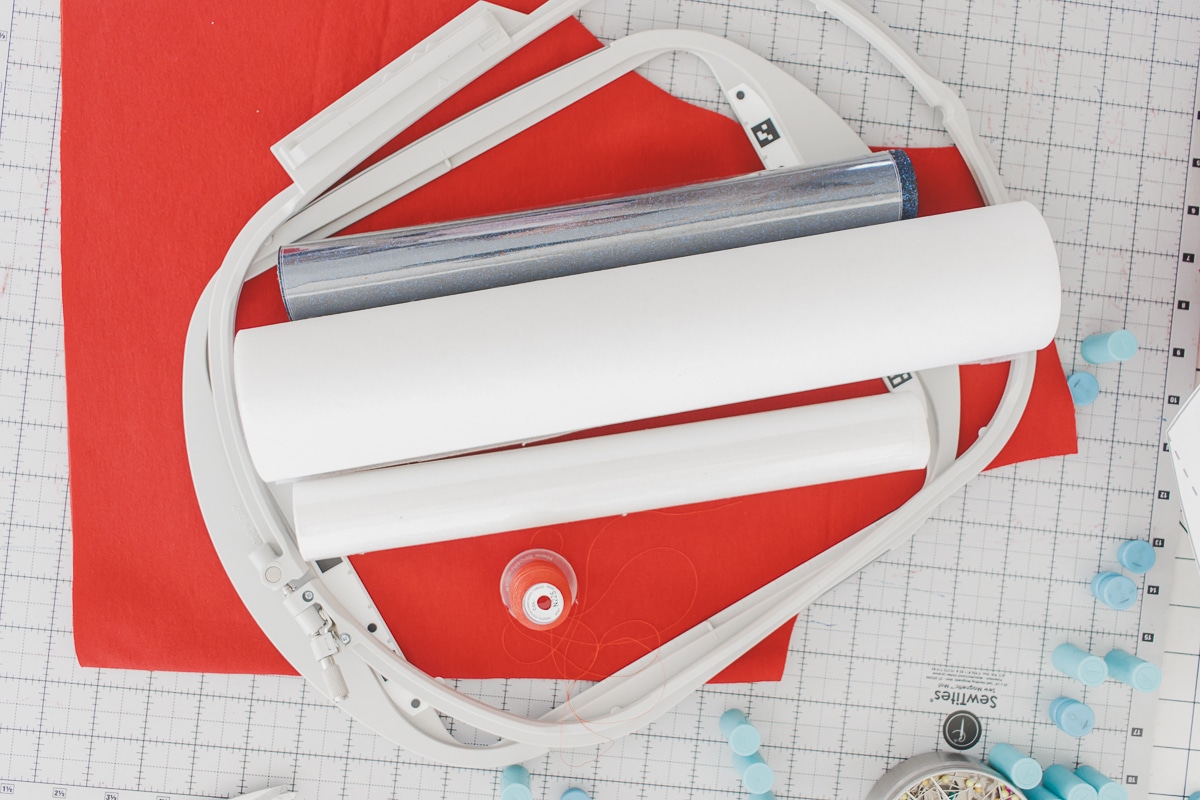 supplies for double layer embroidery