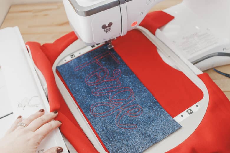 place next layer then stitch