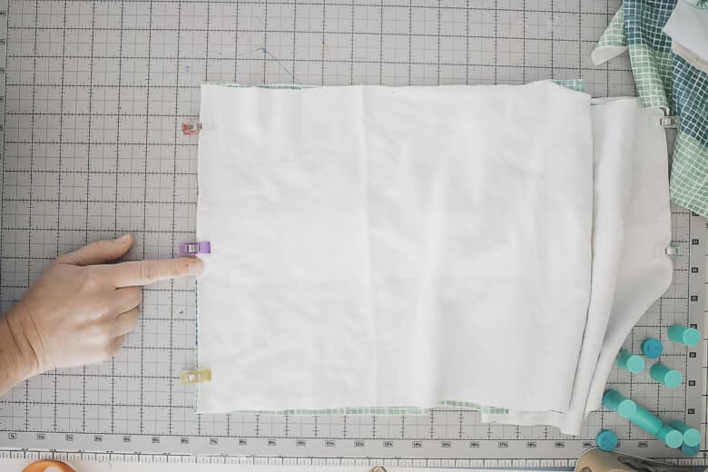 join short ends of the strips