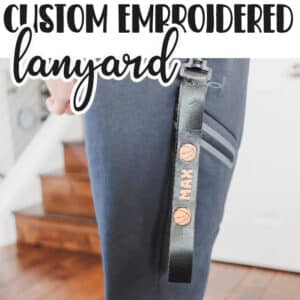 Custom embroidered lanyard tutorial learn how to make a custom lanyard with your embroidery machine. This simple tutorial will show you how to create a custom lanyard your kids will love.