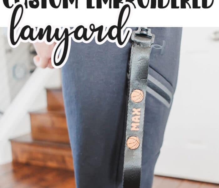learn how to make a custom lanyard with your embroidery machine. This simple tutorial will show you how to create a custom lanyard your kids will love.