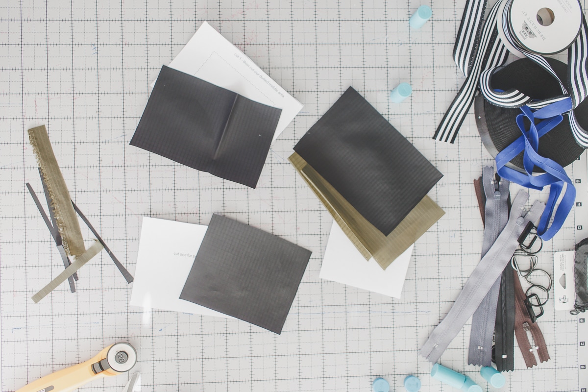 cuts to make of fabric for wallet