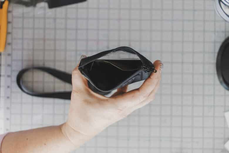 clear id pocket in wallet