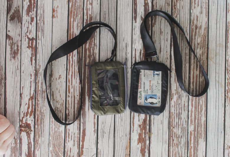 two zipper lanyard wallet free pdf pattern and tutorial