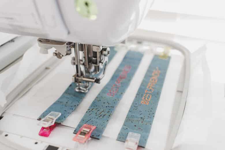 cork cuff embroidery