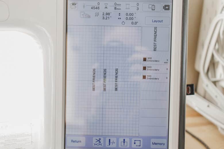 create design with built in text