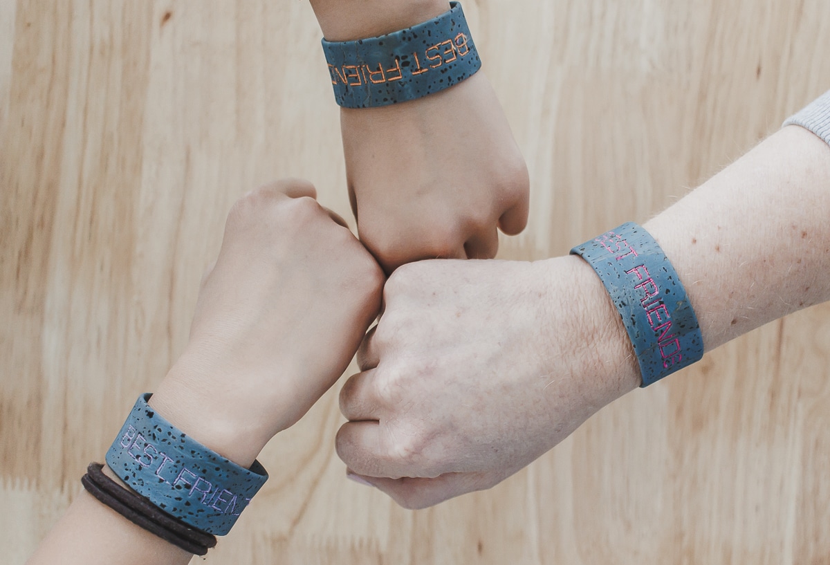 cork cuffs best friend bracelets 