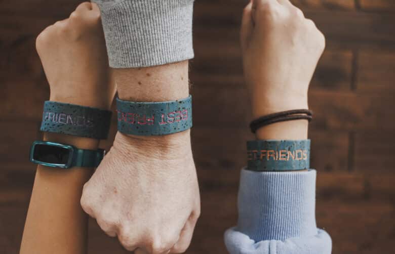 cork cuff best friends bracelets