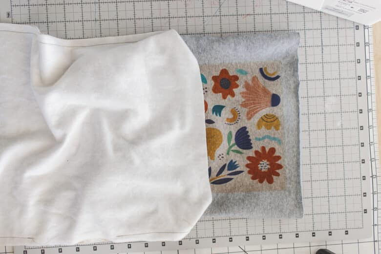 place right sides together