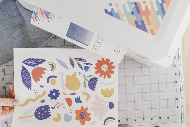 print sublimation sheet if desired 