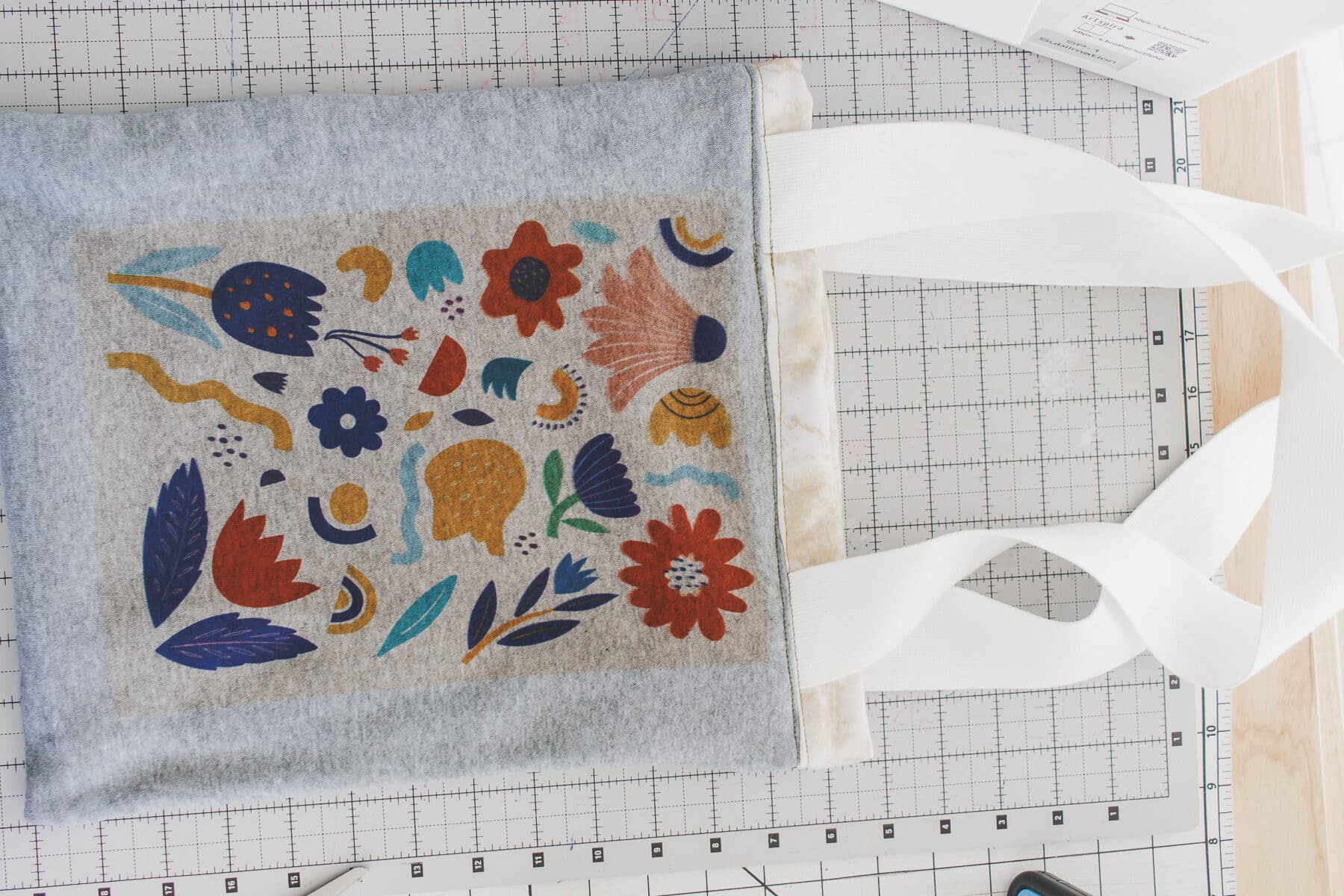 sweatshirt fleece tote bag tutorial