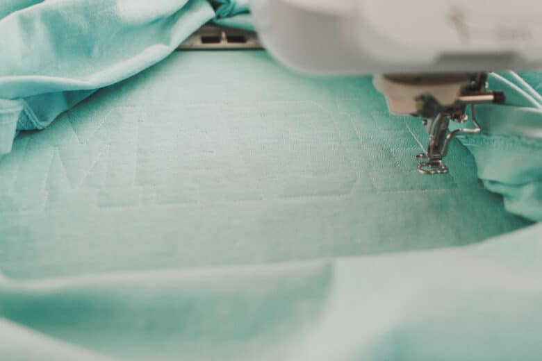 stitch out placement lines