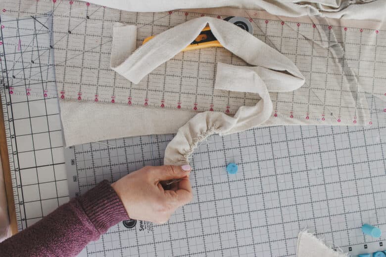gather fabric