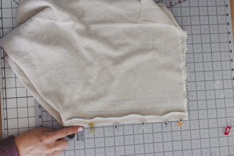 sew pleats