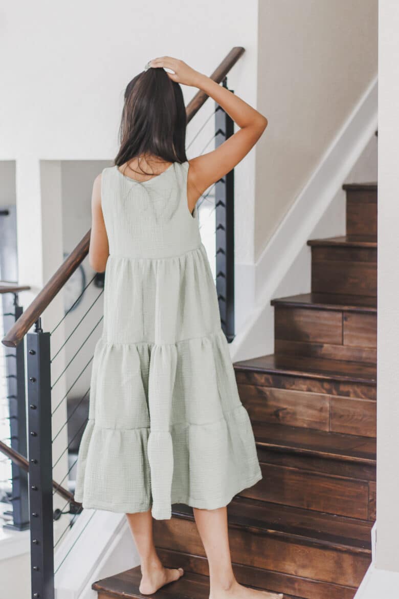 sew a free tank dress double gauze