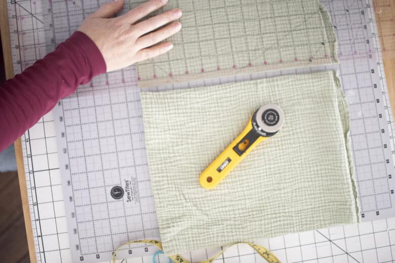 use one width of fabric