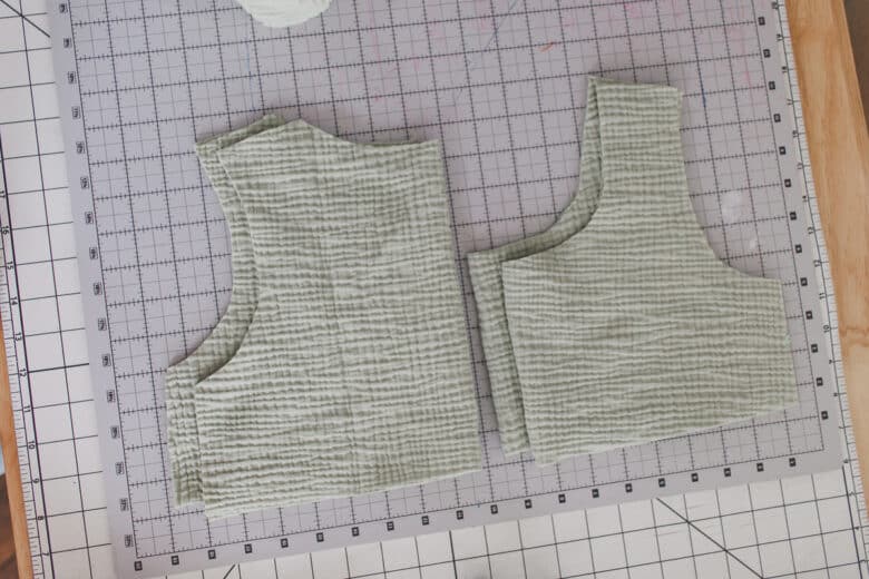 pieces for the tank top