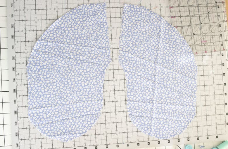 cut four pocket pieces -optional