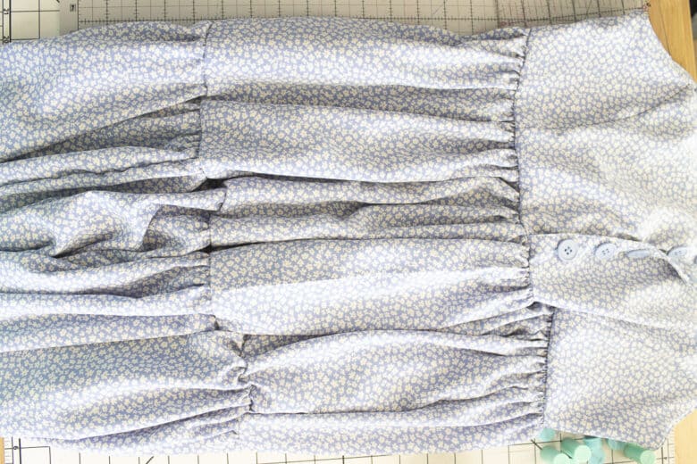 gather and sew third tier