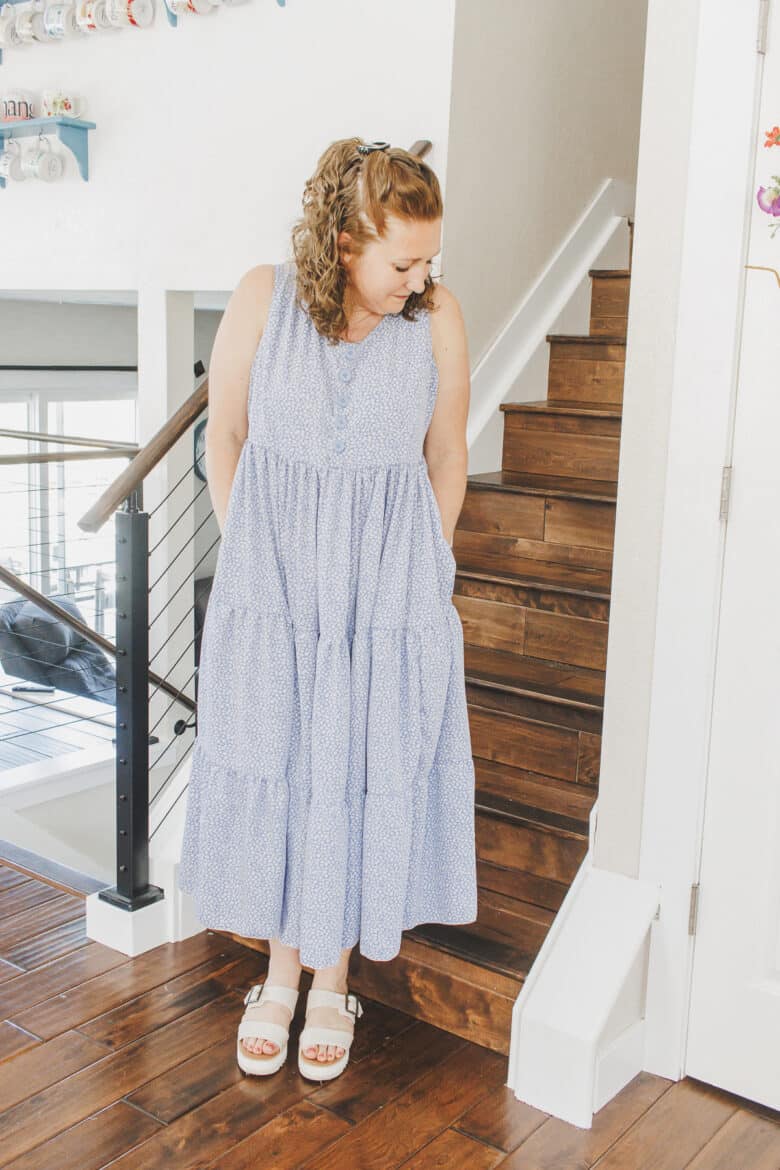 tank dress free sewing pattern and tutorial