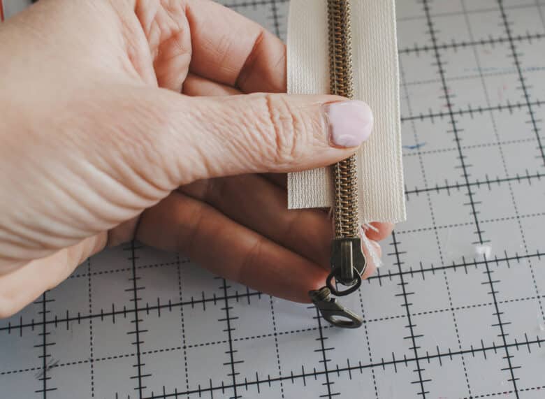 create double zipper