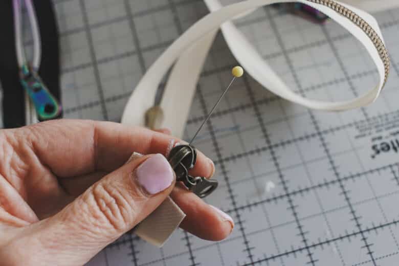 pry apart with pin