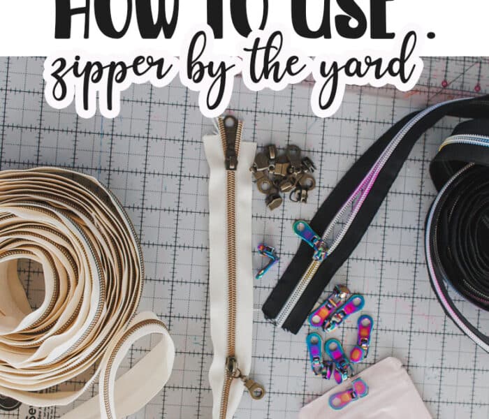 learn tips and tricks for using zipper tape by the yard. Not sure how to use zipper by the yard? All the details here! Save money by purchasing zipper by the yard and learn how to use it here.