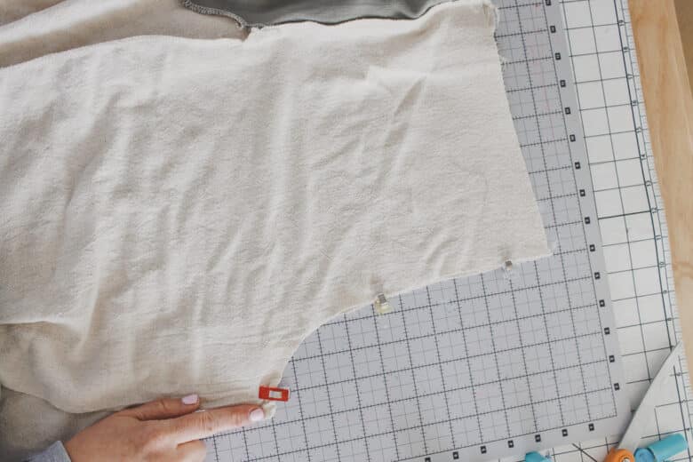 sew fronts together and backs together