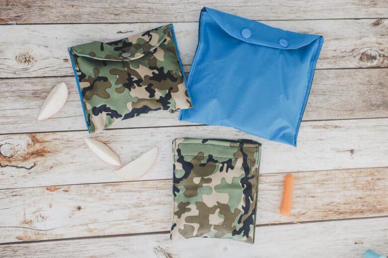 reusable fabric snack bags