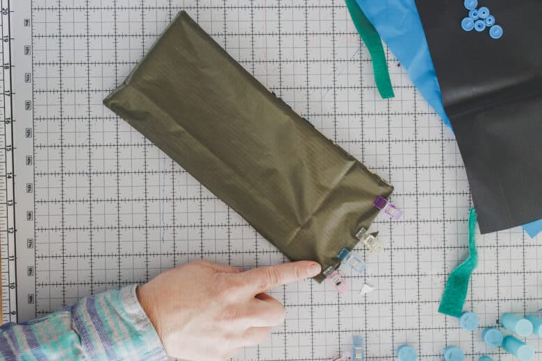 fold seam allowance in 