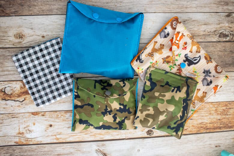 sandwich size reusable bag