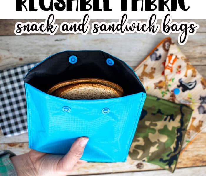 Learn how to sew reusable fabric snack bags, perfect for summer snacking, or school lunch packing. Simple sewing tutorial to make in any size with these instructions. Two options for closures and lots of variations.