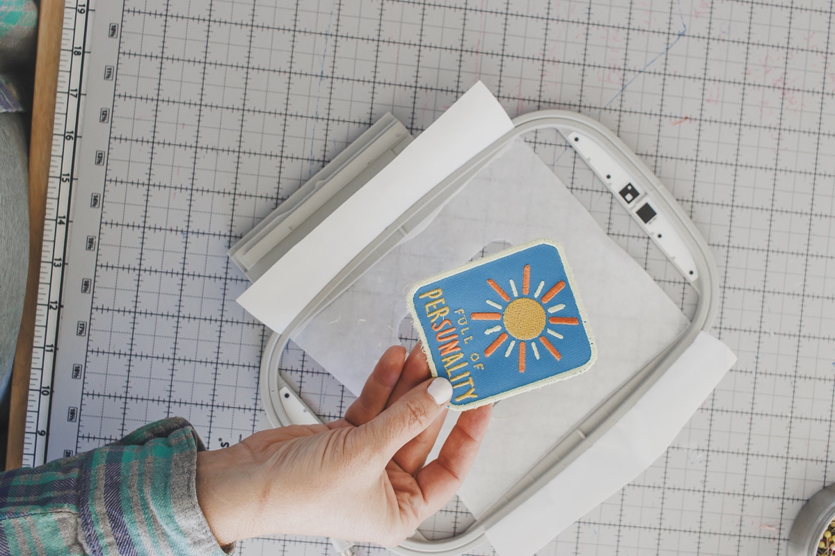 pop out patch from stabilizer