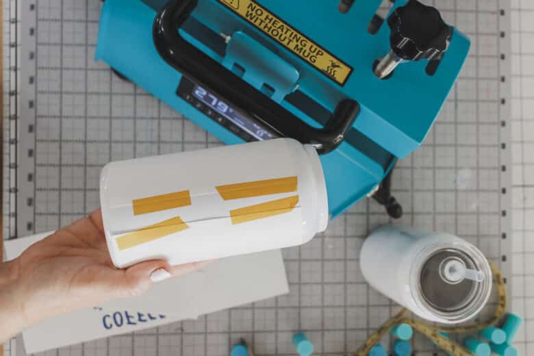 tape design to tumbler