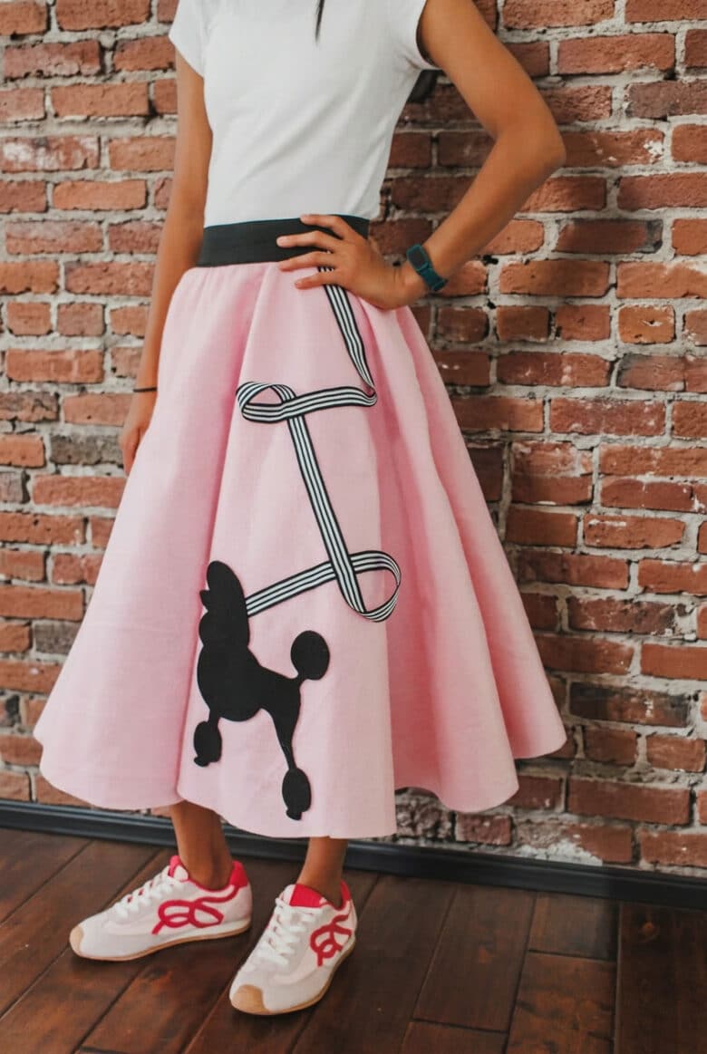 cute poodle skirt tutorial