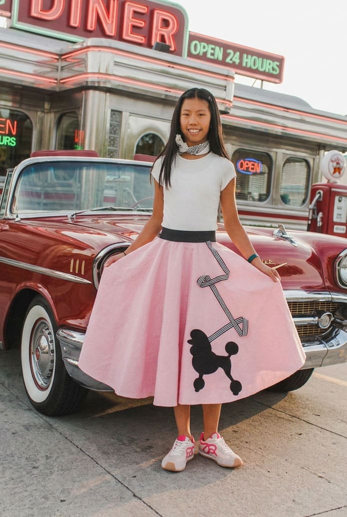 fun poodle skirt sewing tutorial