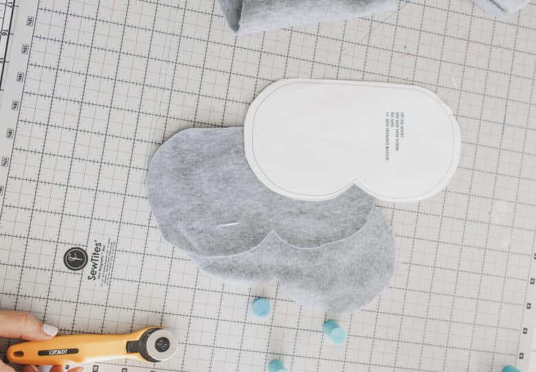 cut out two of main fabric
