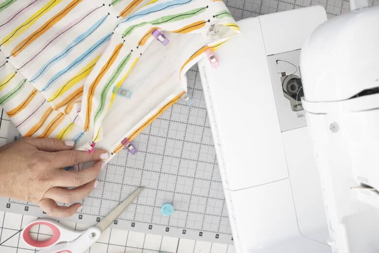 sew around top