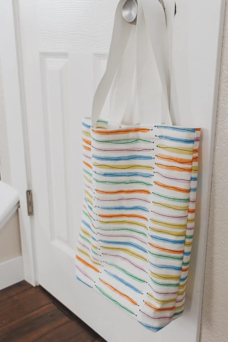 canvas tote bag tutorial