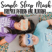 easy sleep mask free sewing pattern and tutorial